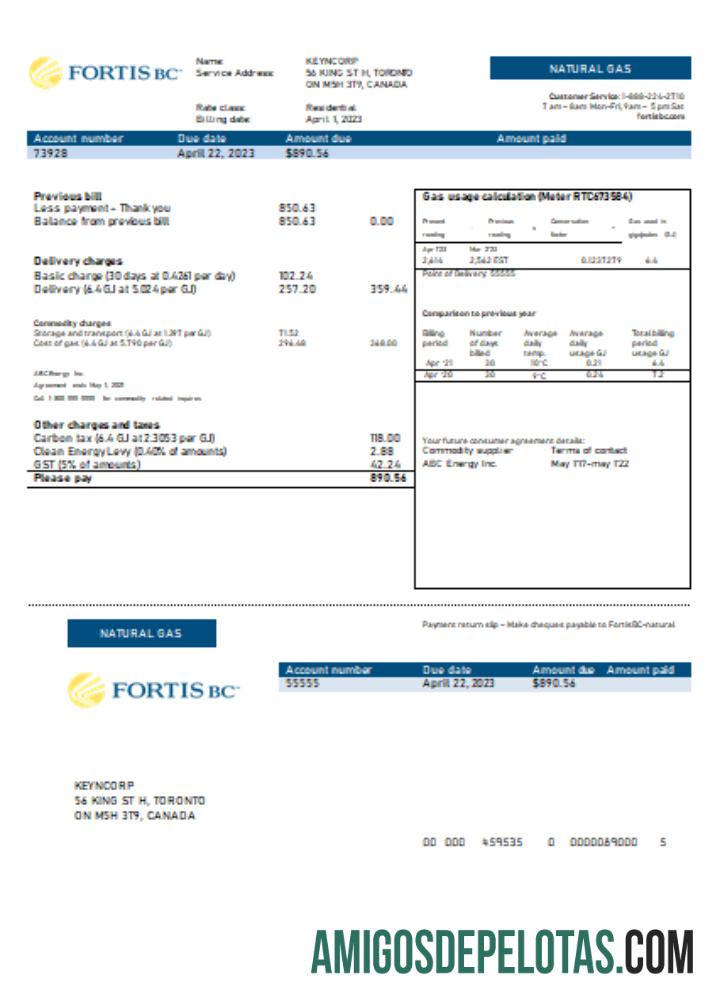 Projeto de lei de negócios de serviços públicos FortisBC da Colúmbia Britânica, SCR baixar para verificação